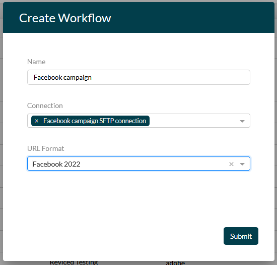 Create workflow screenshot